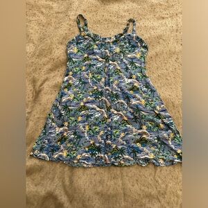 Tropical print dress, tiki, Wild Fable 🌴